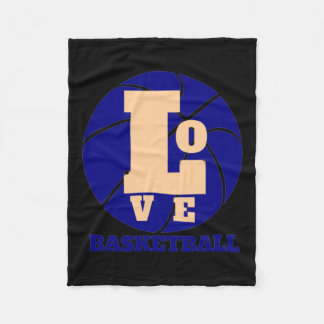 Kärlek Basketboll 3 Fleecefilt