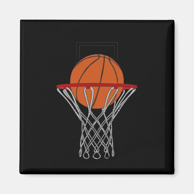 Kärlek Basketboll 4 Magnet (Framsidan)