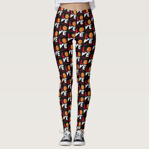 Kärlek basketboll leggings