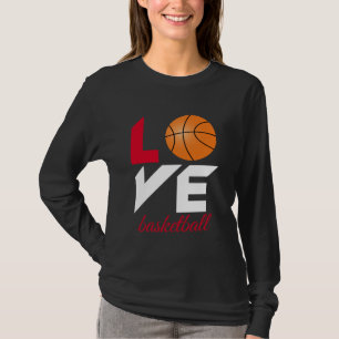 Kärlek basketboll t shirt