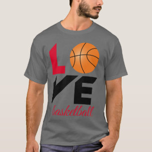 Kärlek basketboll t shirt