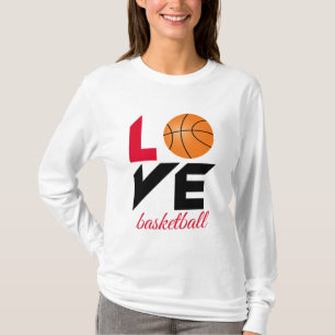 Kärlek basketboll t shirt