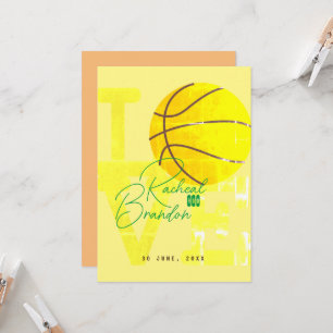 kärlek basketbrev, basketälskare inbjudningar
