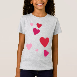 Kärlek Bear Dubbla Sided Girls' T-Shirt
