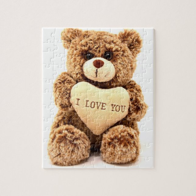 Kärlek Bear Jigszle Puzzle Pussel (Vertikal)