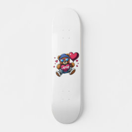 Kärlek Bear Mini Skateboard Bräda 18,5 Cm