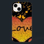 Kärlek Bears All Sak 1 Corinthian 13 iPhone Cover<br><div class="desc">iphone case Vintage Christian Scripture Kärlek Misslyckas aldrig Musik noter och Cute Love birds Mönster iphone case</div>