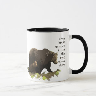 Kärlek BEARS ANIMALS I Roligt Offert Mugg
