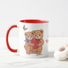 Kärlek Bears Kärlek mer Mugg