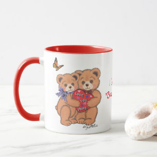 Kärlek Bears Kärlek mer Mugg
