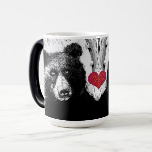 Kärlek Bears Magisk Mugg