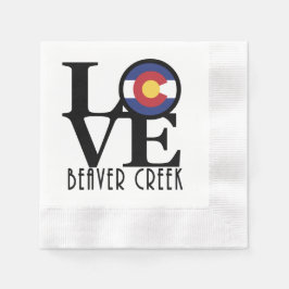 KÄRLEK Beaver Creek CO Pappersservett