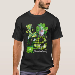 Kärlek Behandlingsterapist Stethoscope Gnome St P T Shirt