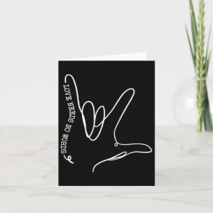 Kärlek behöver ingen Ord Asl Autism Awareness Sped Kort