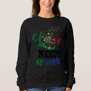 Kärlek behöver ingen Ord Dandelion Puzz T Shirt