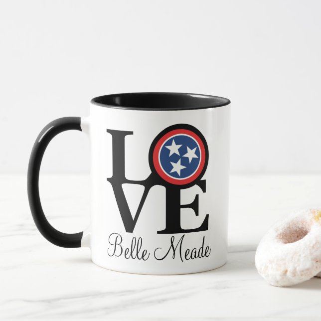 KÄRLEK Belle Meade Tennessee Mugg (Med munk)