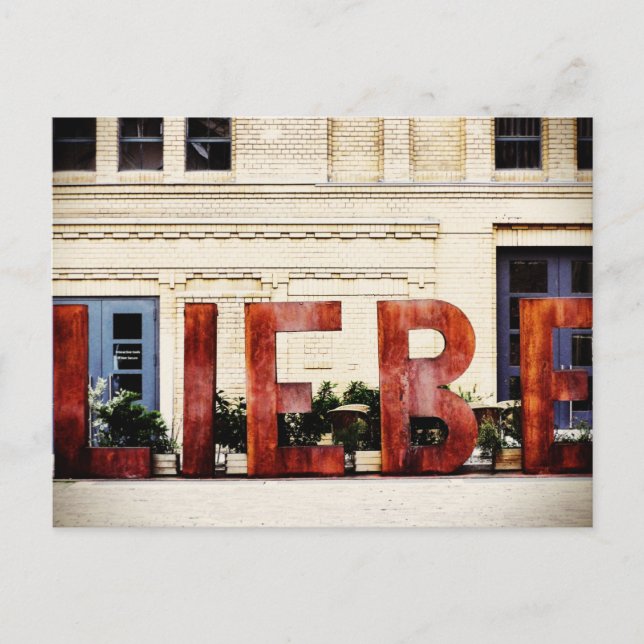 Kärlek Berlin, Tysklant vykort (Framsida)