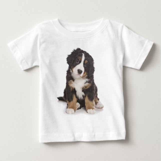 Kärlek Bernese Mountain Hund Puppy Tee-skjorta Tee Shirt (Framsida)