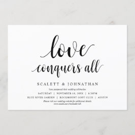 Kärlek besegrar allt, Bröllop Ändra datum Kort