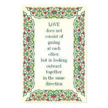 KÄRLEK består inte av blixtlås åt varandra.