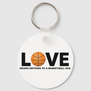 Kärlek betyder ingenting till en basketfläkt nyckelring