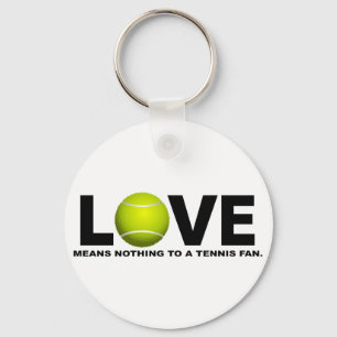 Kärlek betyder ingenting till en tennisfläkt nyckelring