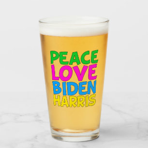 Kärlek Biden Harris Glaskopp