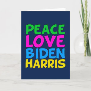 Kärlek Biden Harris Kort