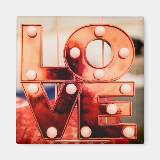 KÄRLEK (Big Red Lettering) Magnet (Framsidan)