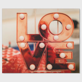 KÄRLEK (Big Red Lettering) Presentpapper