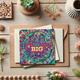 Kärlek Big Roligt Whimsique Colorful Valentine