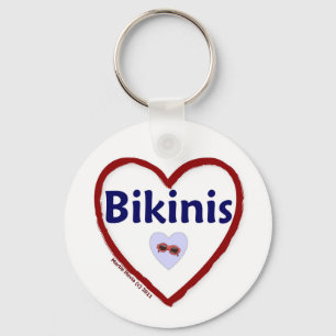Kärlek Bikinis Nyckelring