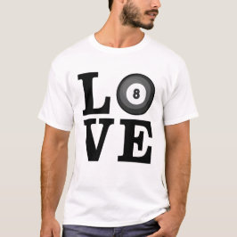 Kärlek Biljard  T Shirt
