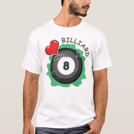 Kärlek Biljard  T Shirt