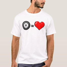Kärlek Biljard  T Shirt
