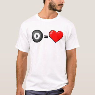Kärlek Biljard T Shirt