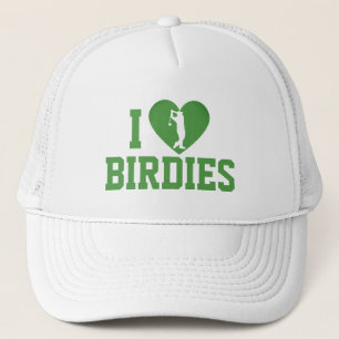 Kärlek Birdie, Funny Golf Trending Ord Golfer Keps