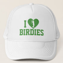 Kärlek Birdie Golf Hat - Truckerkepsen för det fun