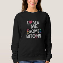 Kärlek Bitcoin Black SWEATSHIRT