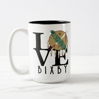 KÄRLEK Bixby Oklahoma 15oz Två-Tonad Mugg