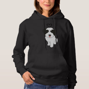Kärlek Black and White whodle Wheaten Terrier Pood T Shirt
