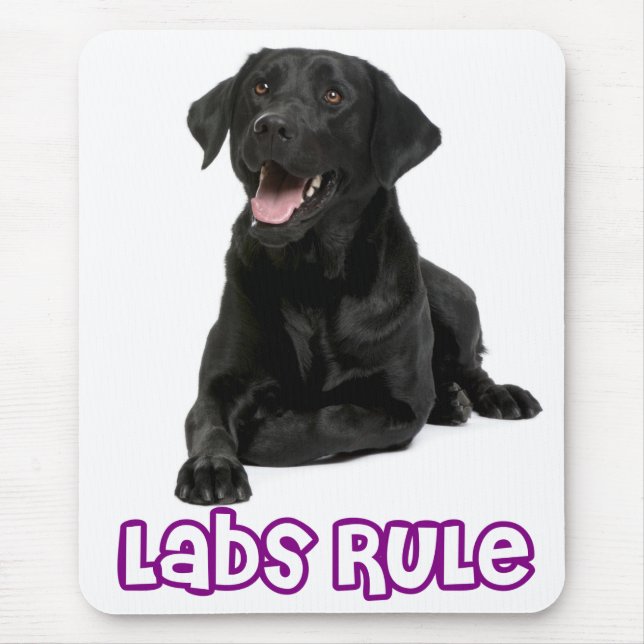 Kärlek Black Labrador Retriever Puppy Hund Mousepa Musmatta (Framsidan)
