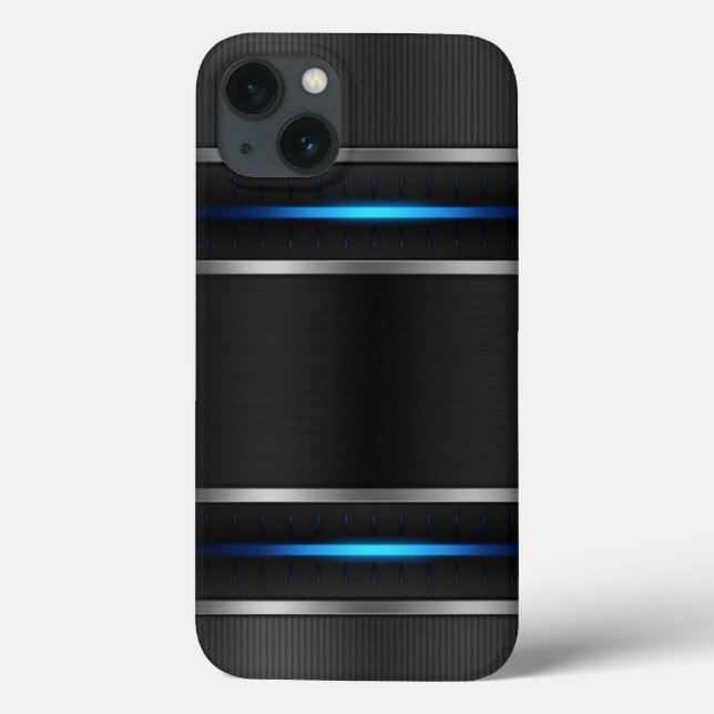 Kärlek Black Silver Diamond Cell Phone Case (Baksida)