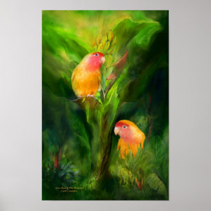 Kärlek bland Bananas Art Poster/skriver ut Poster