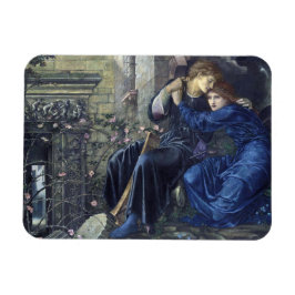 Kärlek bland ruinerna (av Edward Burne-Jones) Magnet