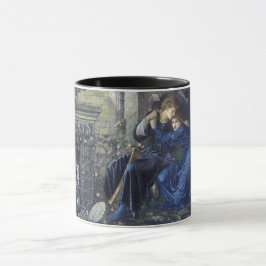 Kärlek bland ruinerna (av Edward Burne-Jones) Mugg
