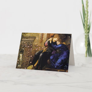 Kärlek bland ruinerna före Raphaelite Valentine Ca Helgkort