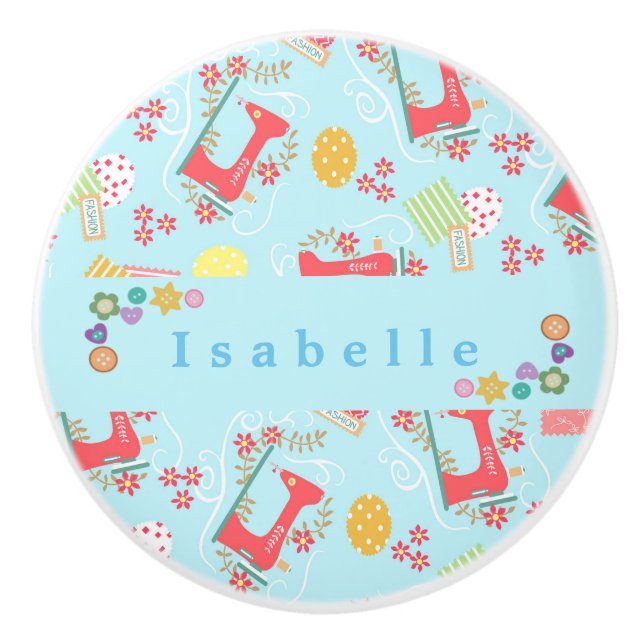 Kärlek-blått Maskin Knopp (Framsidan)