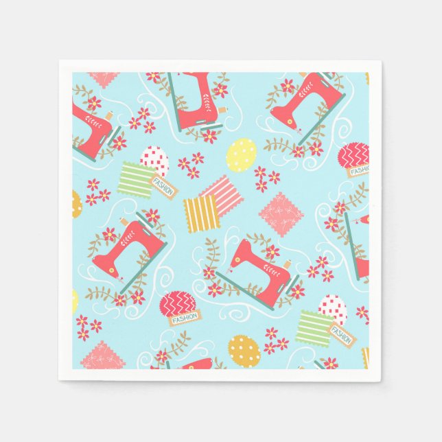 Kärlek-blått Pappersservett (Framsidan)