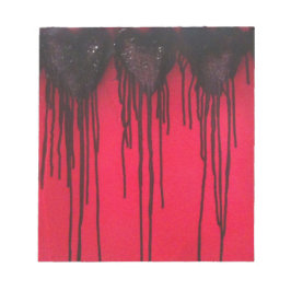 Kärlek Bleeds Black Anteckningsblock